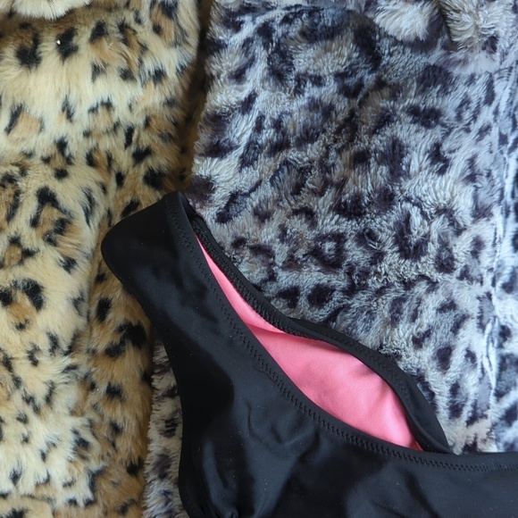 Victoria's Secret Pink Scrunchbutt Bikini Bottom Size small black with pink lemo - Picture 2 of 11
